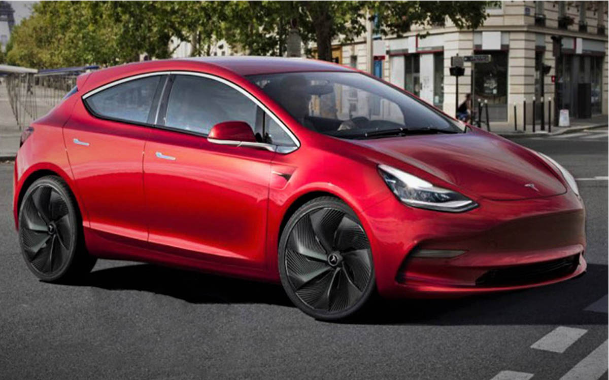 Tesla model 2 render