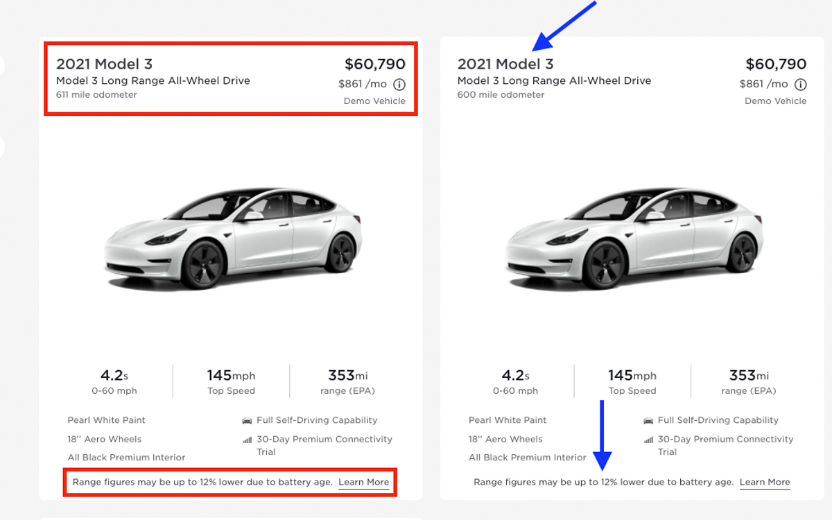 Escándalo en Tesla: está vendiendo coches nuevos en 2021 con baterías de 2017