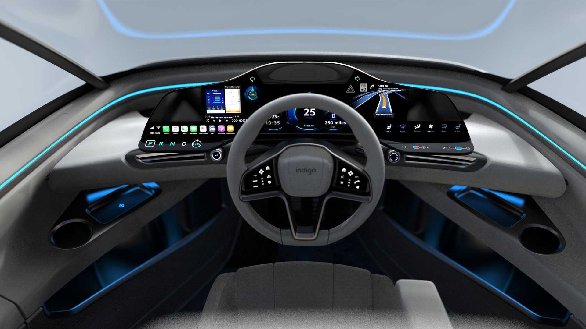 FOTO 2 - Su habitáculo presenta un tecnológico puesto de mandos situado en el centro del coche