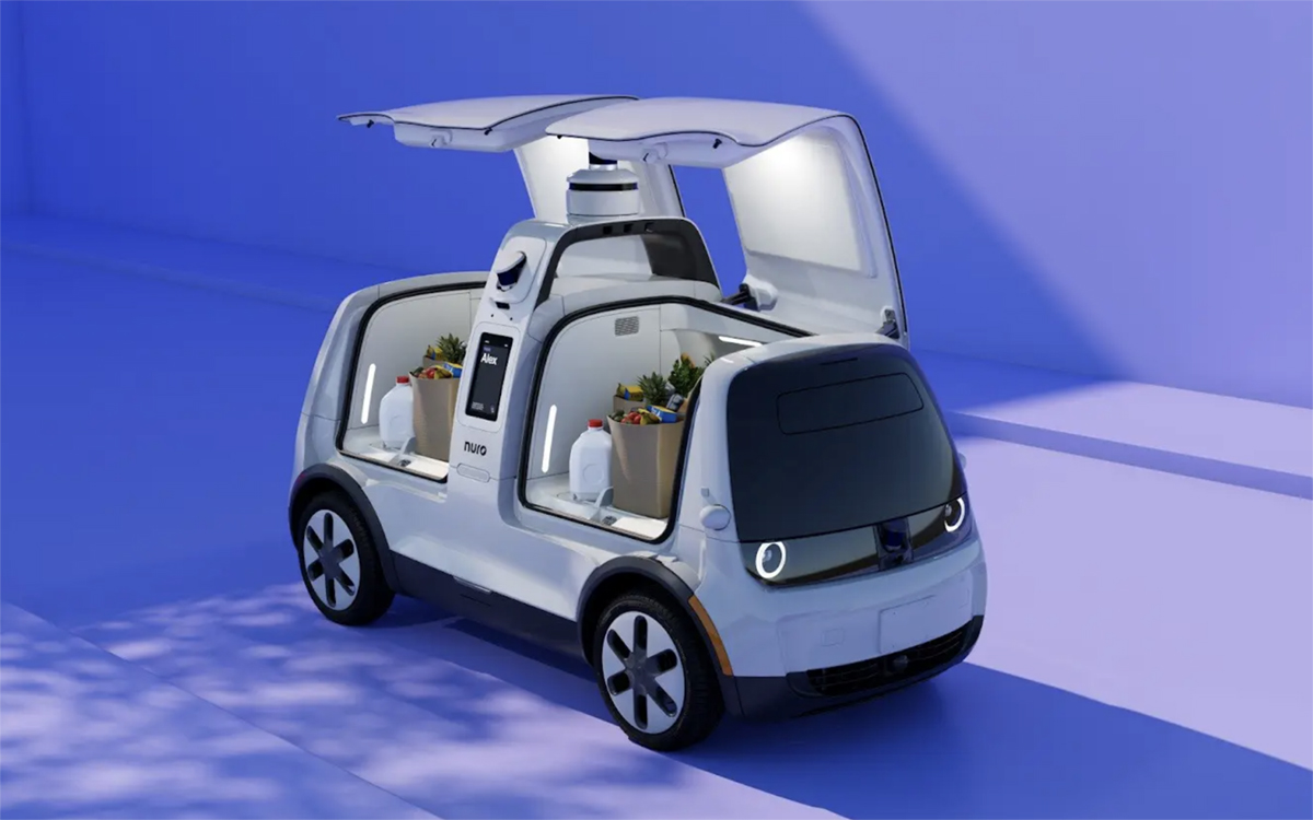 Teleférico Correspondiente a Moda Uber Eats se asocia con Nuro para la entrega de pedidos a domicilio con su  vehículo autónomo - Actualidad - Híbridos y Eléctricos | Coches eléctricos,  híbridos enchufables
