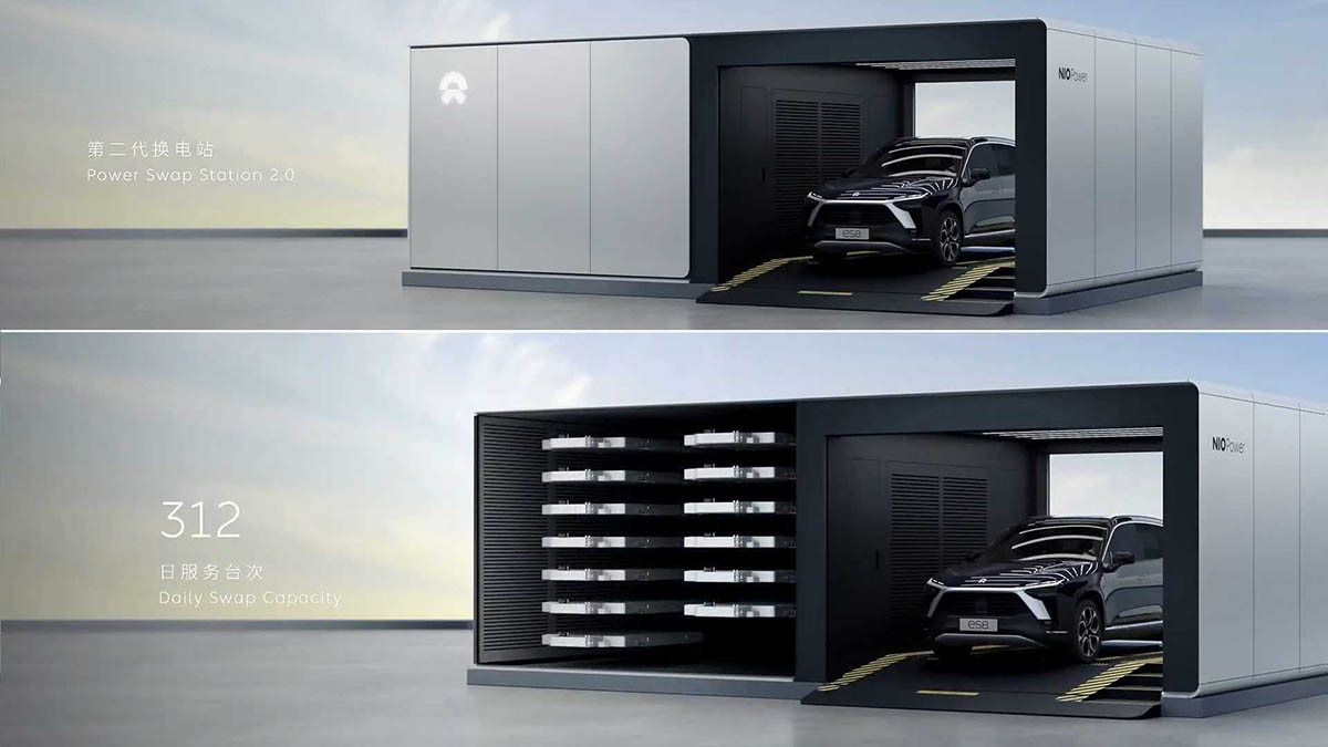 NIO super fast charging stations 500 kW-interior