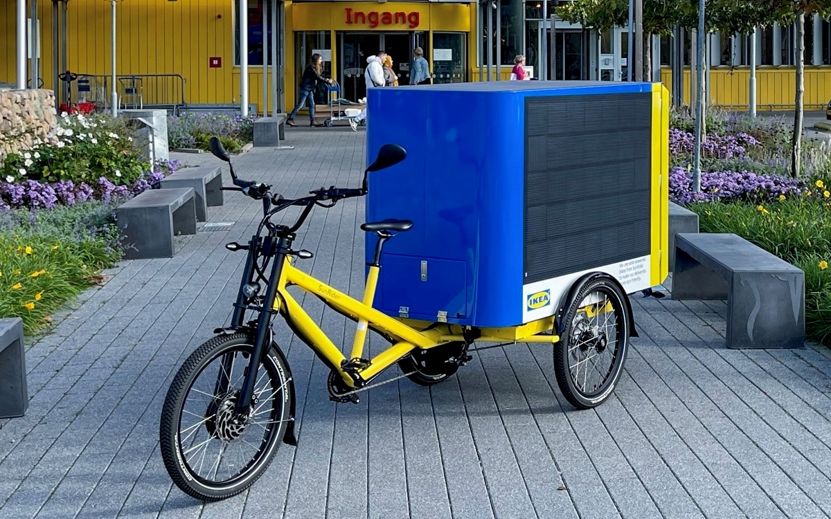 IKEA będzie wykorzystywać rowery elektryczne zasilane energią słoneczną do dostaw miejskich – rowery elektryczne – samochody hybrydowe i elektryczne