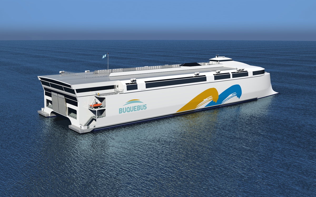 Incat presenta el ferry 100% eléctrico más grande del mundo