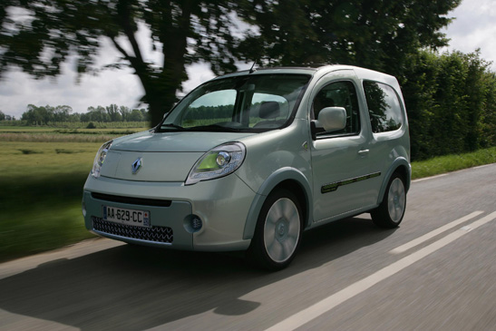 Un vehículo 100% eléctrico, el Renault Kangoo Be Bop.
