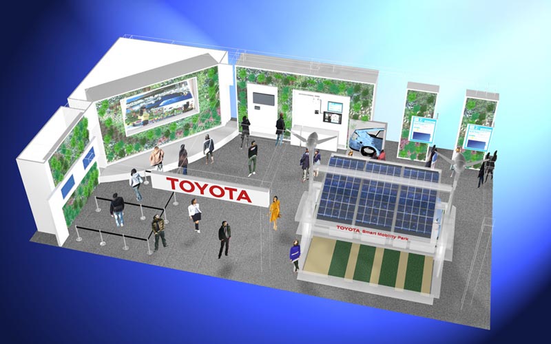 Imagen del stand de Toyota