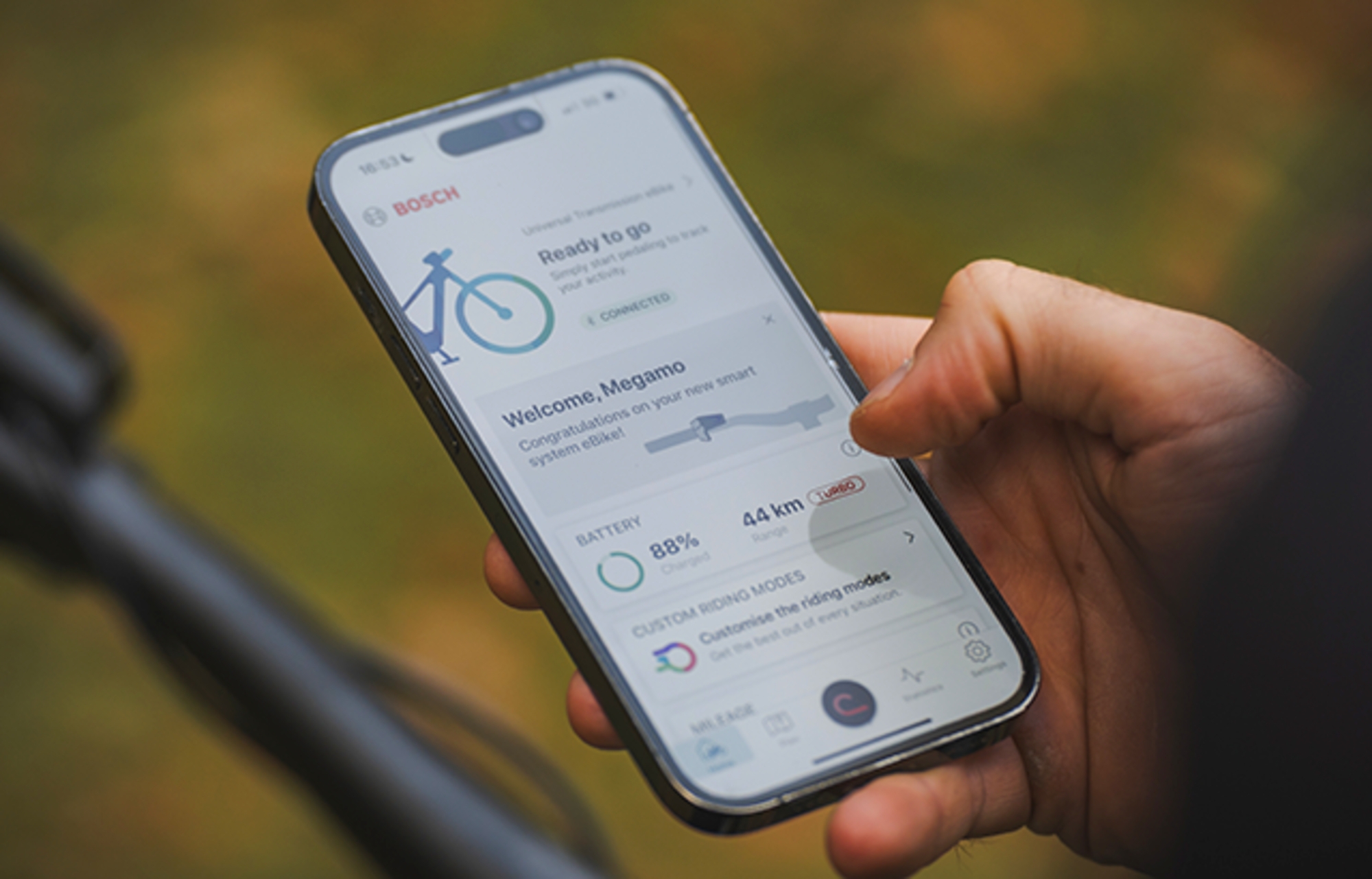 La App eBike Flow de Bosch ofrece muchas posibilidades. La App eBike Flow de Bosch ofrece muchas posibilidades.