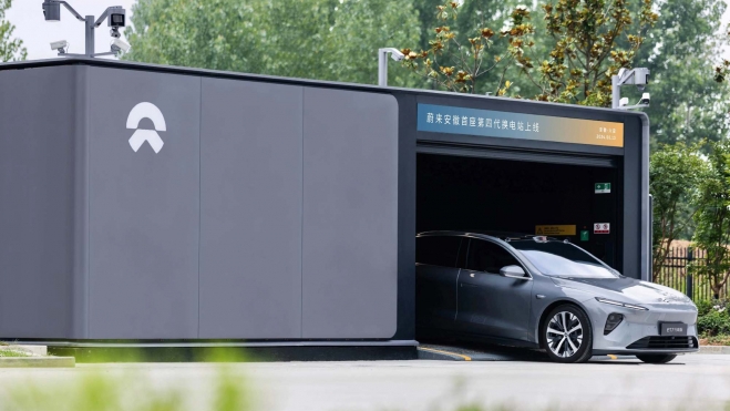 NIO Power Swap Station NIO Power Swap Station