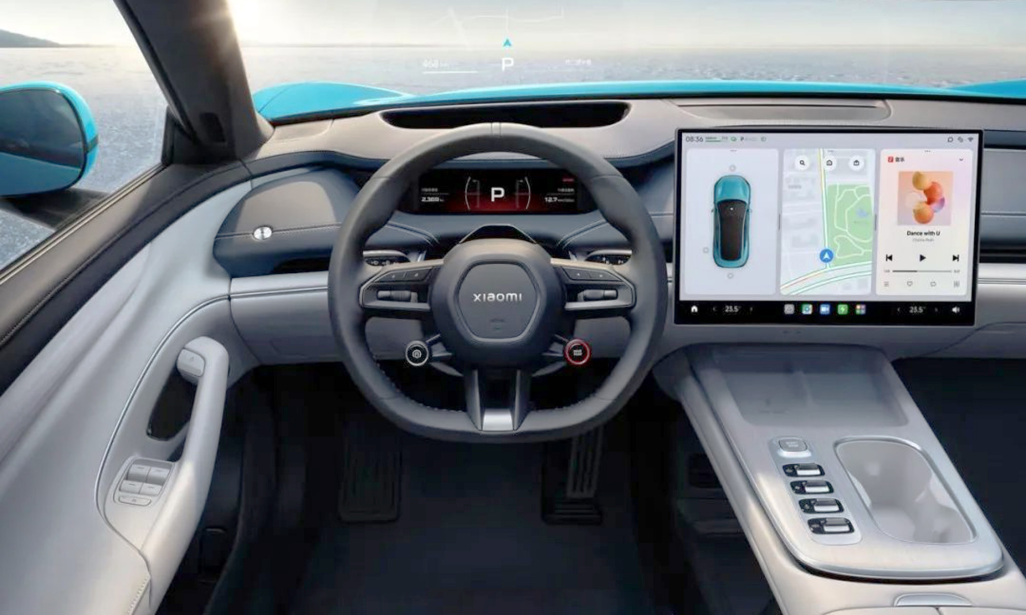El Xiaomi YU7 modificará el interior ya conocido del SU7 e incorporará una nueva pantalla panorámica.