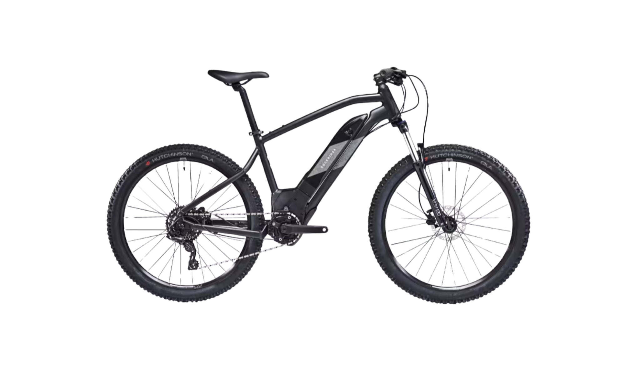 Bicicleta eléctrica de montaña 27,5" Ebike Rockrider E-ST 500 negro