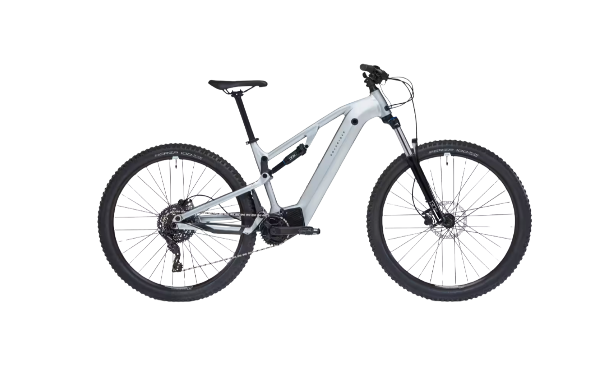 Bicicleta eléctrica de montaña 27,5" Ebike Rockrider E-ST 500 negro