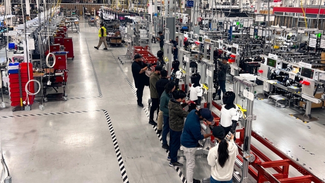 Fábrica Robot Tesla Fábrica Robot Tesla
