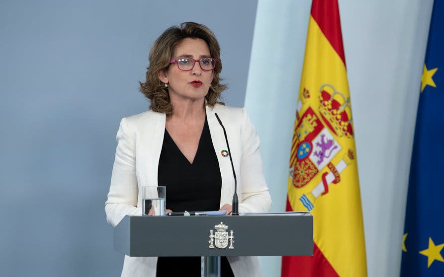  La vicepresidenta cuarta y ministra para la Transición Ecológica y Reto Demográfico, Teresa Ribera. 