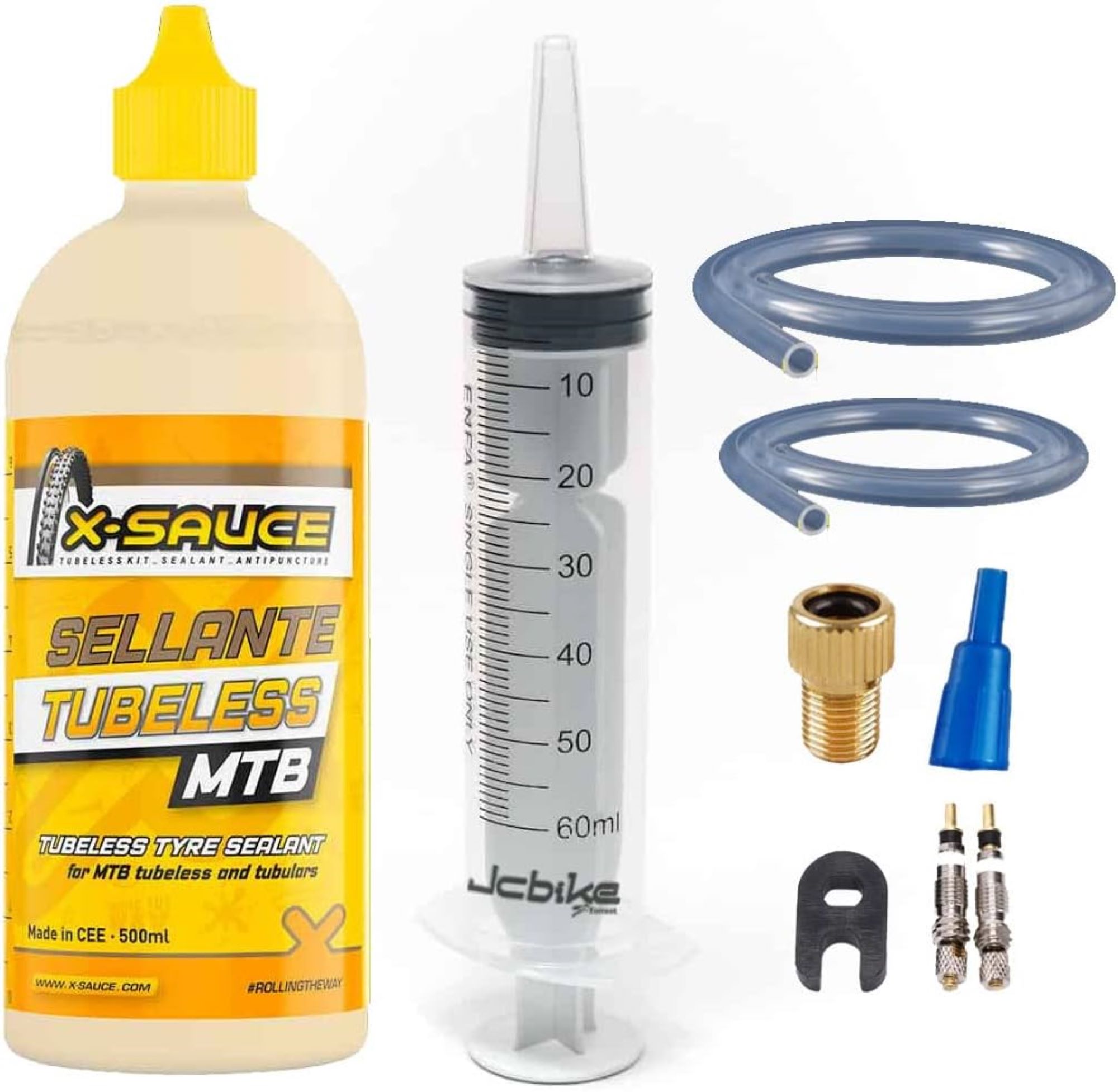 X-Sauce con el kit jeringa. X-Sauce con el kit jeringa.