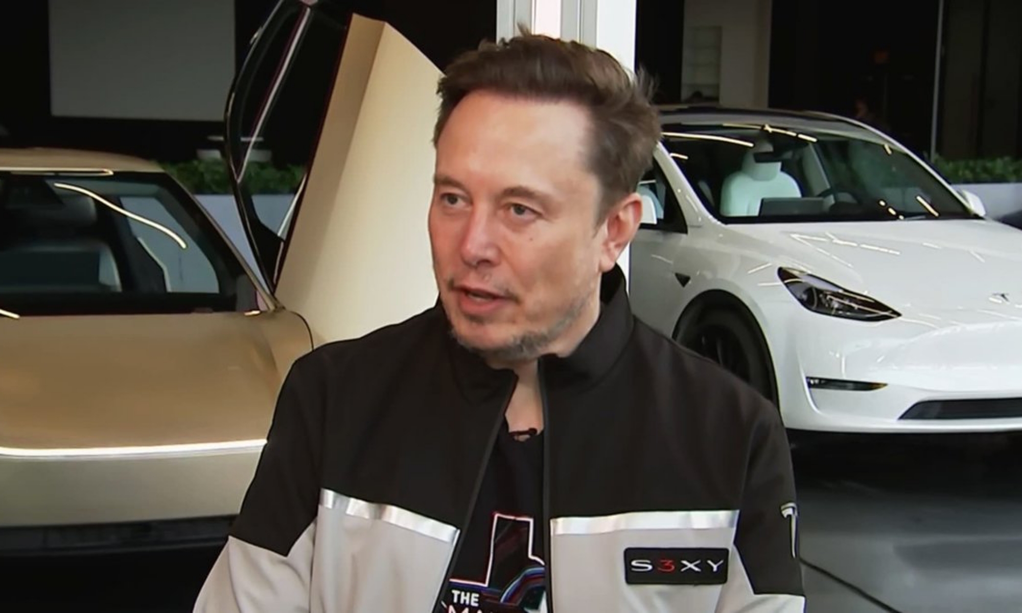 Elon Musk durante la última entrevista concedida a la cadena CNBC americana.