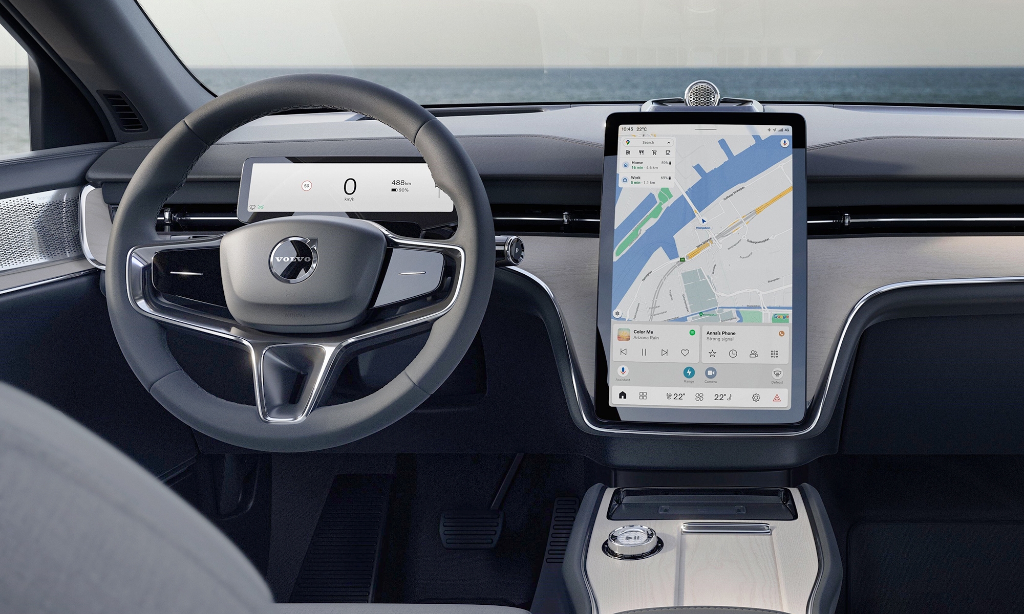 Volvo será la primera marca en integrar Gemini, la Inteligencia Artificial de Google.
