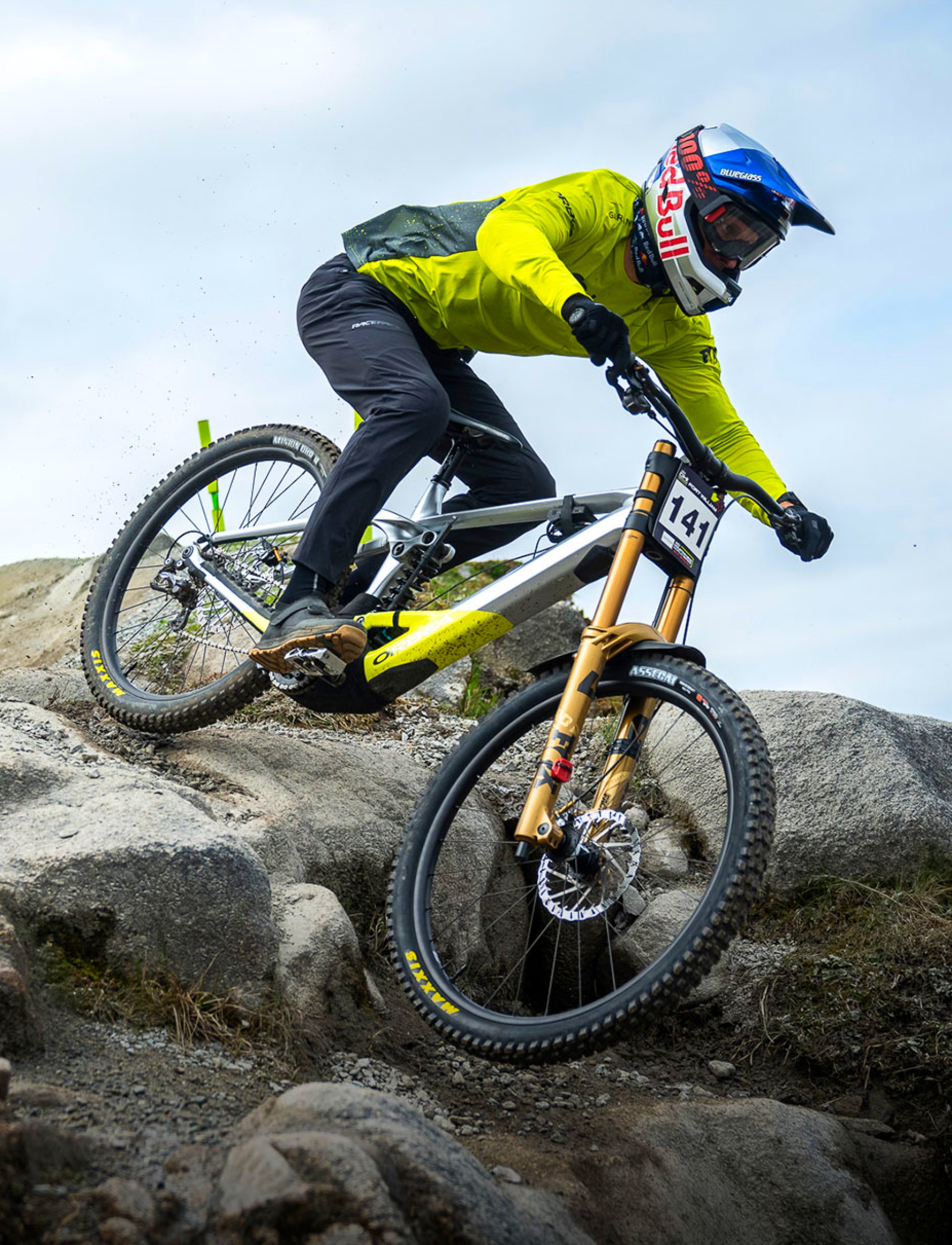 Una Orbea Wild a la que habían quitado el motor y la batería ha servido de base. Una Orbea Wild a la que habían quitado el motor y la batería ha servido de base.