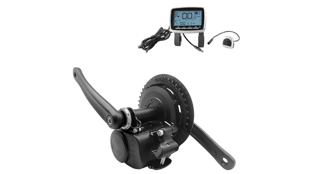 TSDZ2 Kit de motor de conversión central para bicicletas eléctricas eBike, con sensor de par de 36V, 350W, cadena de 42 dientes