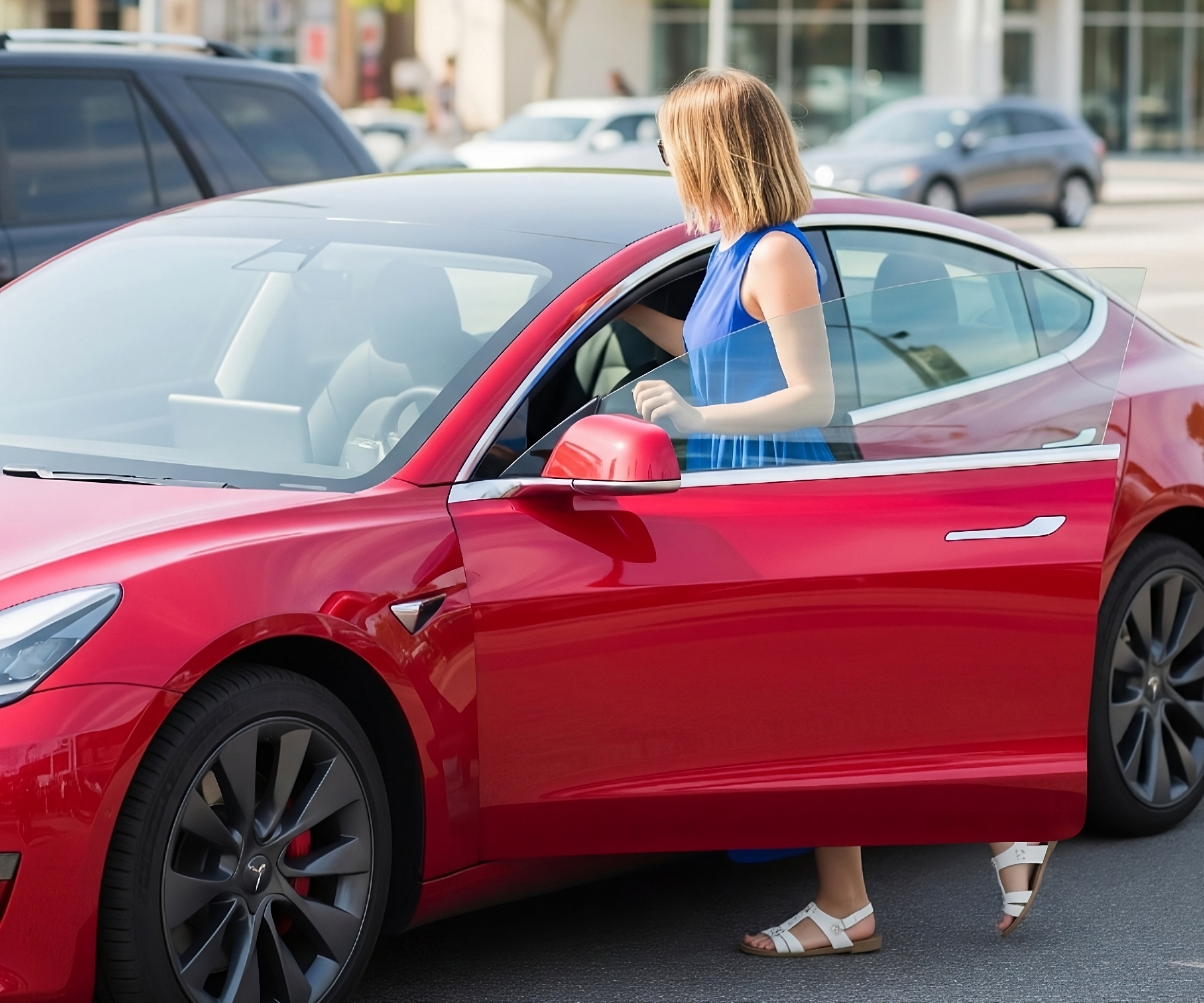 Mujer Tesla
