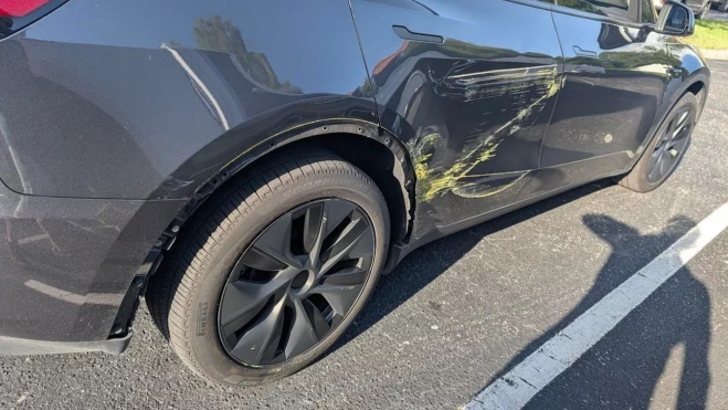 Choque Tesla Model Y Trasera Choque Tesla Model Y Trasera