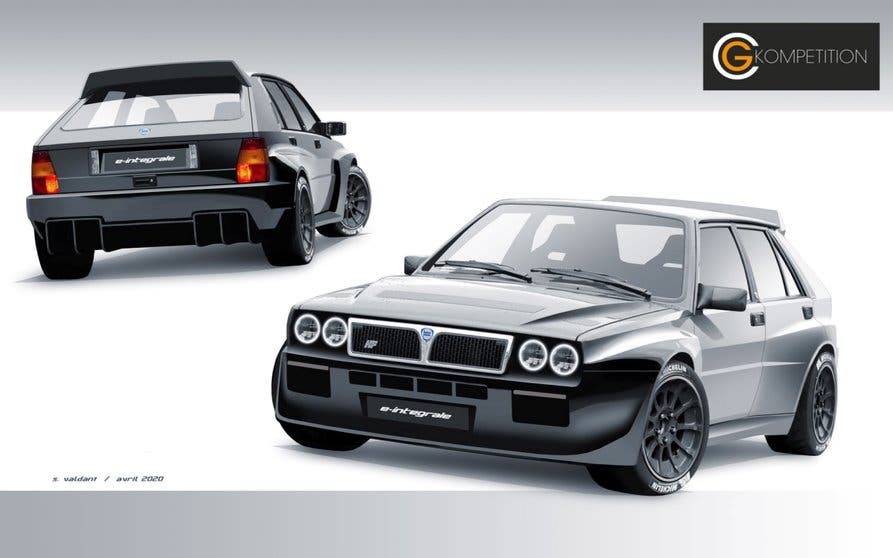  Una compañía se atreve a convertir el Lancia Delta Integrale en un "nuevo" coche eléctrico 