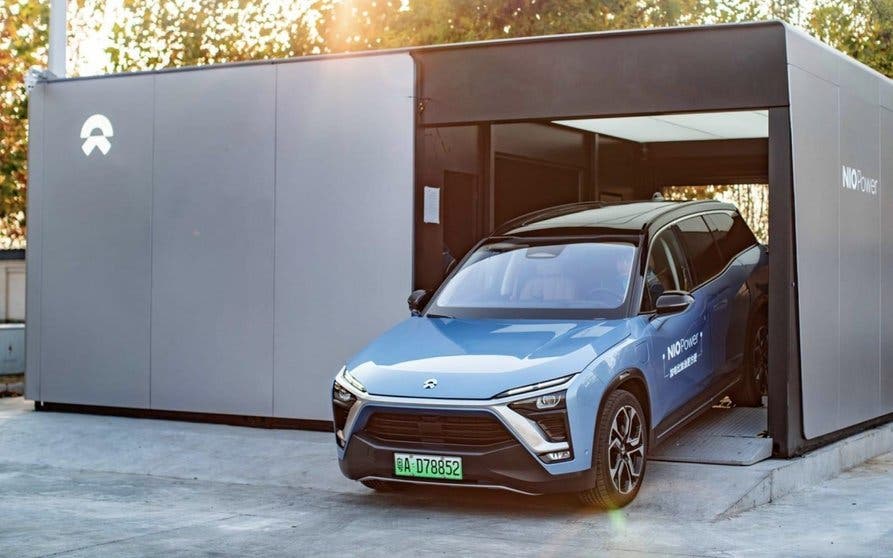  El intercambio de baterías en coches eléctricos de NIO es un éxito en China 