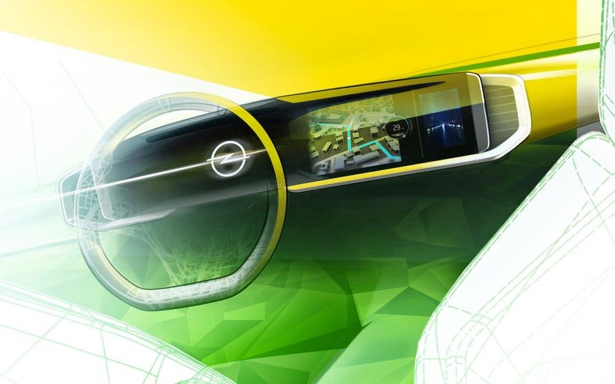  El Opel Mokka eléctrico se apunta a la moda del 'todo pantalla' en el salpicadero 