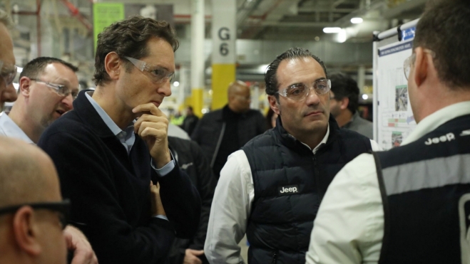 John Elkann Antonio Filosa John Elkann Antonio Filosa