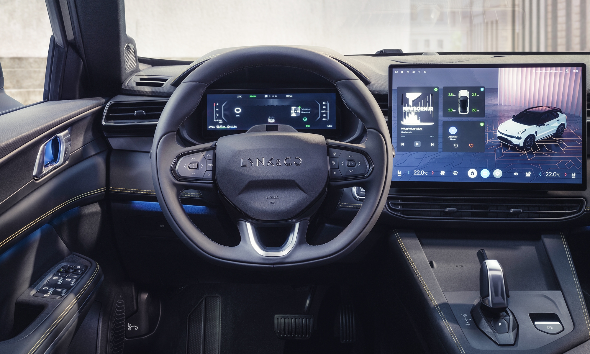 En España, el Lynk & Co 01 se ofrece con una mecánica híbrida enchufable.
