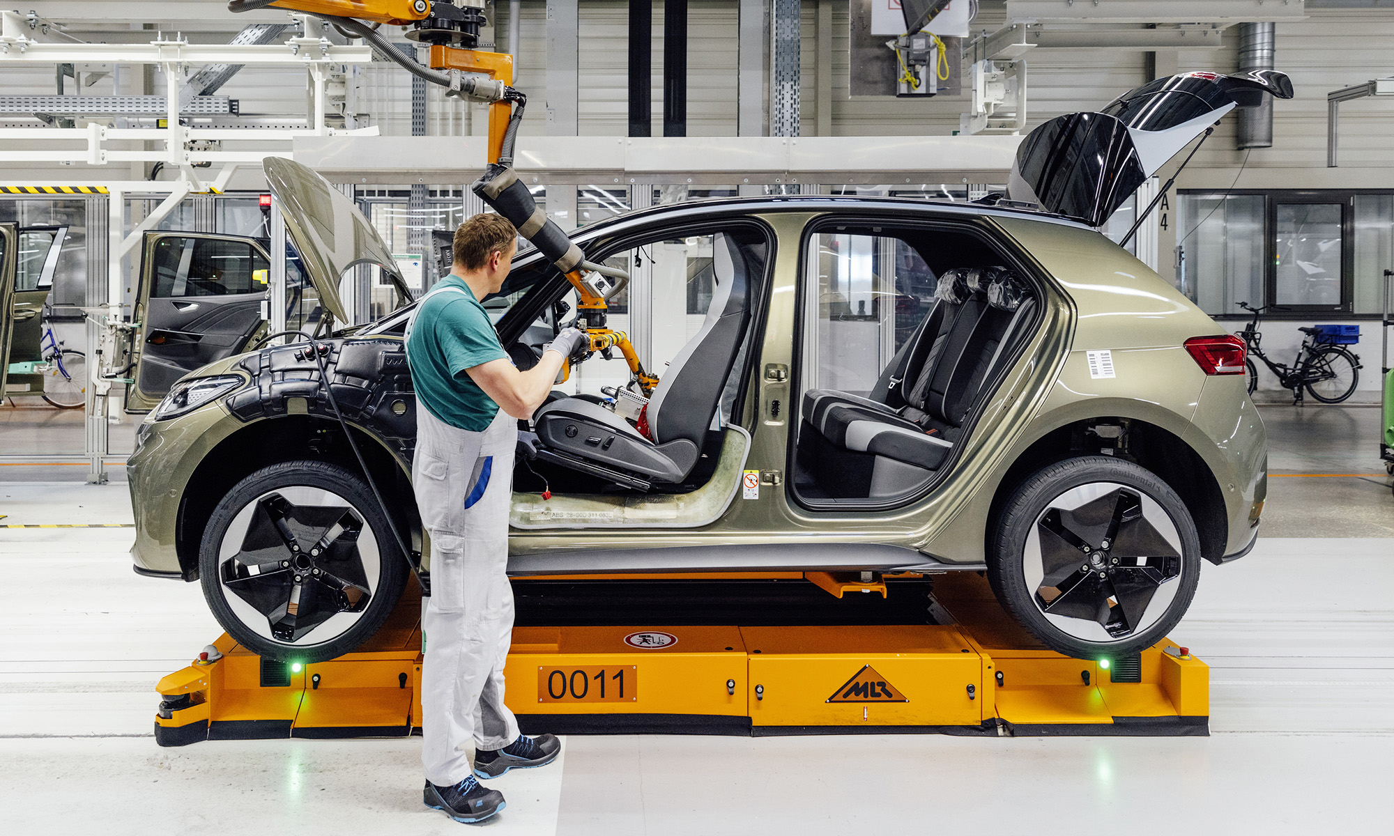 Volkswagen copa ocho de los 10 puestos del ranking de coches eléctricos más vendidos en Alemania.