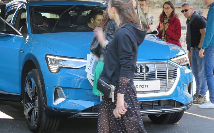  Audi e-tron en la feria Expoelectric 2019 de Barcelona. 