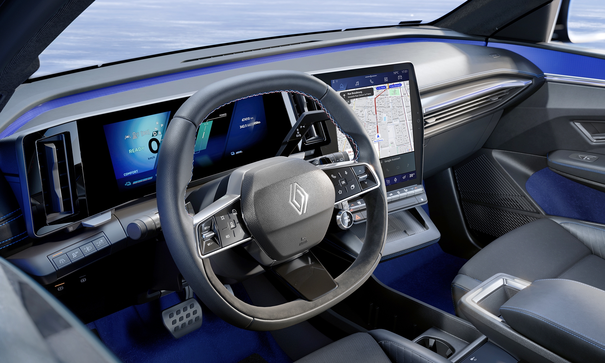 En su actualización, el interior del Renault Megane se mantendrá intacto.