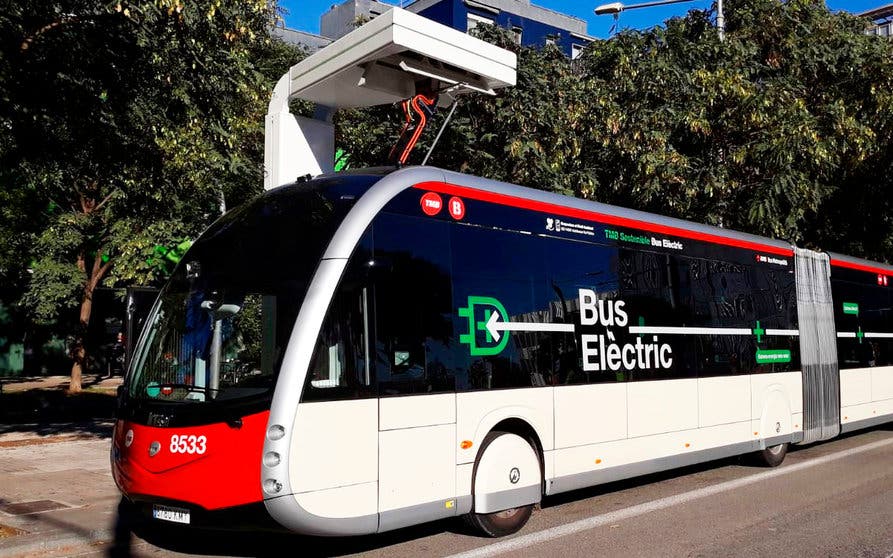  Autobús eléctrico de TMB. 