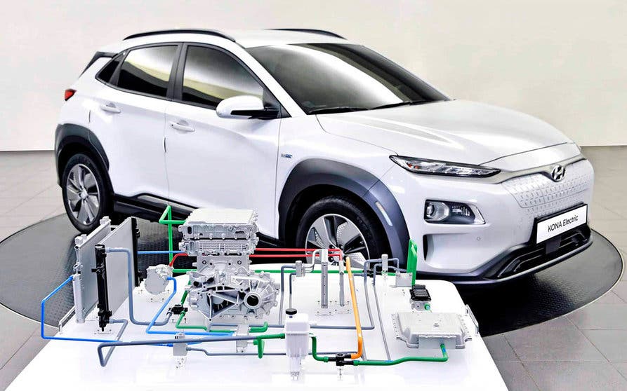 La bomba de calor de los coches eléctricos de Hyundai-Kia se alimenta del calor residual de motor, el cargador de corriente, el inversor y la batería.. 