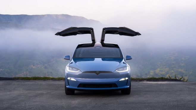Tesla Model X 2025 Delantera Tesla Model X 2025 Delantera