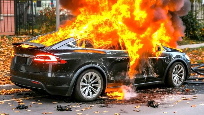 La solución para evitar los llamativos aunque escasos incendios en coches eléctricos pasan por equiparlos con una especie de 'tubo de escape'. La solución para evitar los llamativos aunque escasos incendios en coches eléctricos pasan por equiparlos con una especie de 'tubo de escape'.