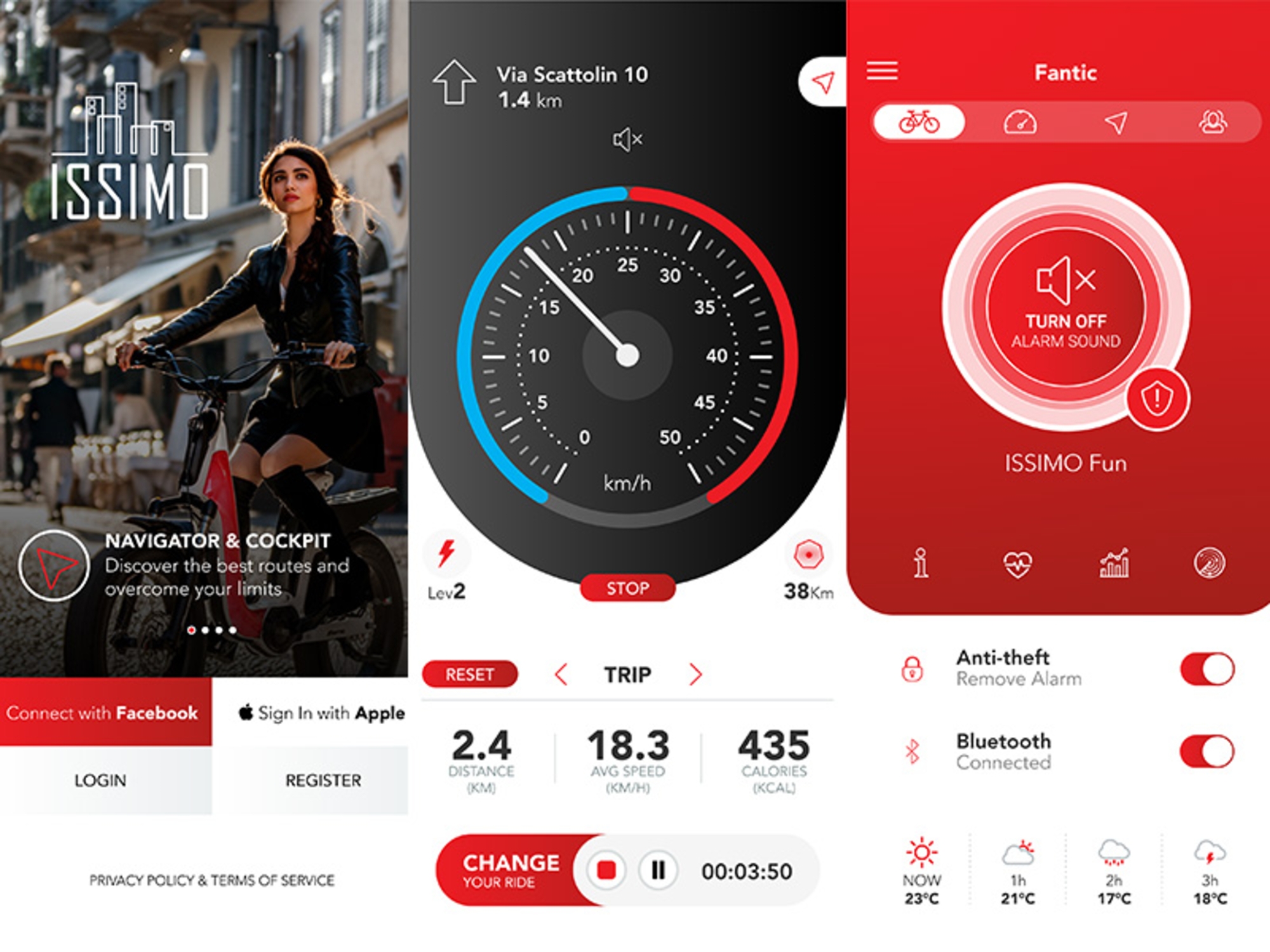 Con la App podemos controlar muchos parámetros. Con la App podemos controlar muchos parámetros.