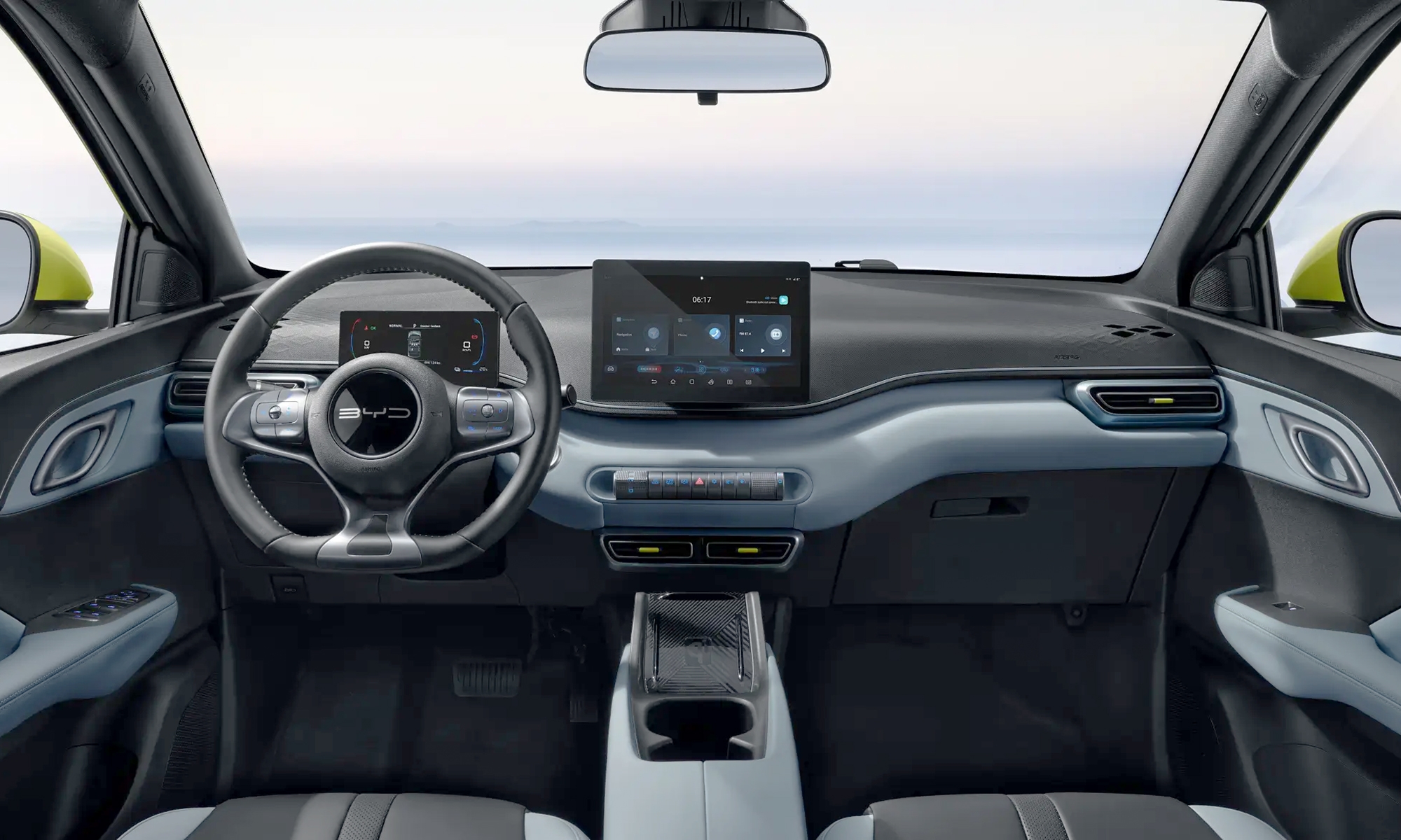 El BYD Seagull ofrece unas características concretas que lo hacen ser mucho más barato que el Dolphin Surf europeo.