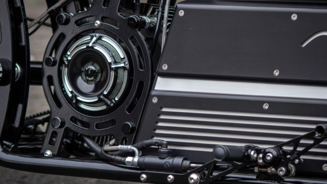 Motor de Zero Motorcycles y batería de la propia Sine Cycles. Motor de Zero Motorcycles y batería de la propia Sine Cycles.