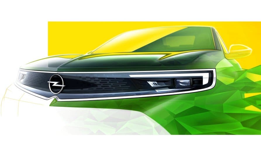  El frontal del Opel Mokka eléctrico estrenará el diseño de los futuros modelos de Opel 