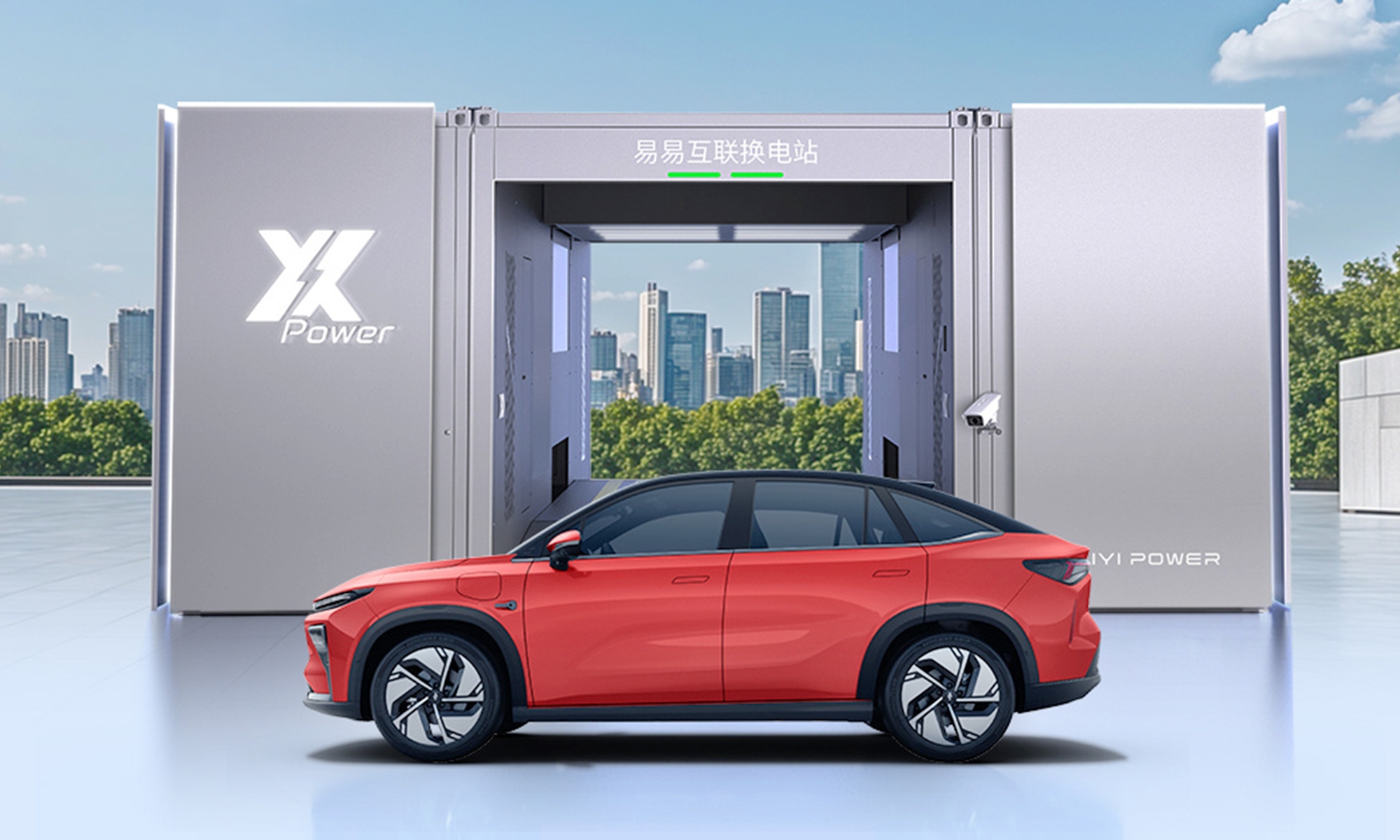 Geely incluirá a coches híbridos en su red de intercambio de baterías.