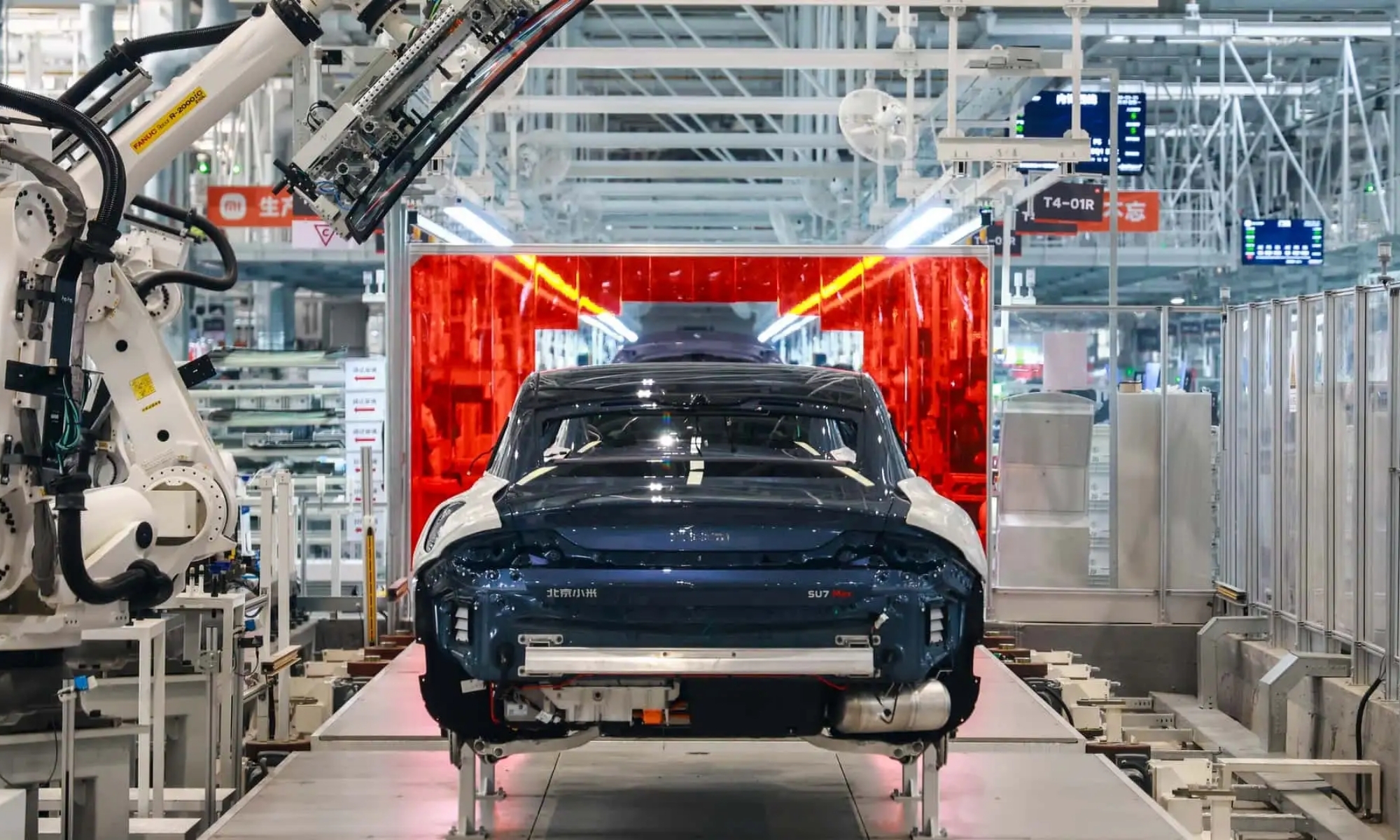 La fábrica de Xiaomi se ha convertido en la viva imagen del éxito del coche eléctrico chino.