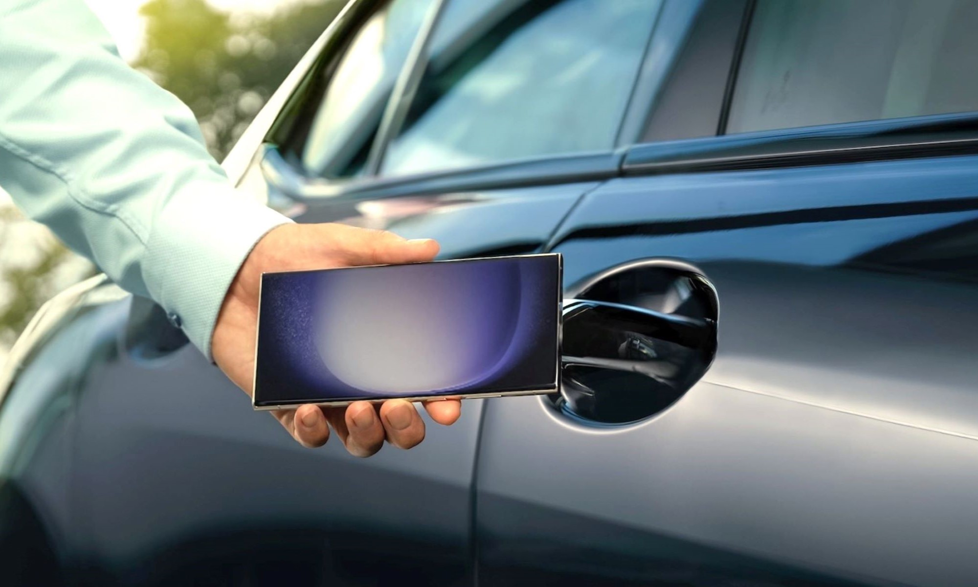 Frente a su máximo rival, el iPhone, Samsung busca convertirse en una alternativa a la apertura y arranque sin llave de muchos fabricantes.Mercedes8