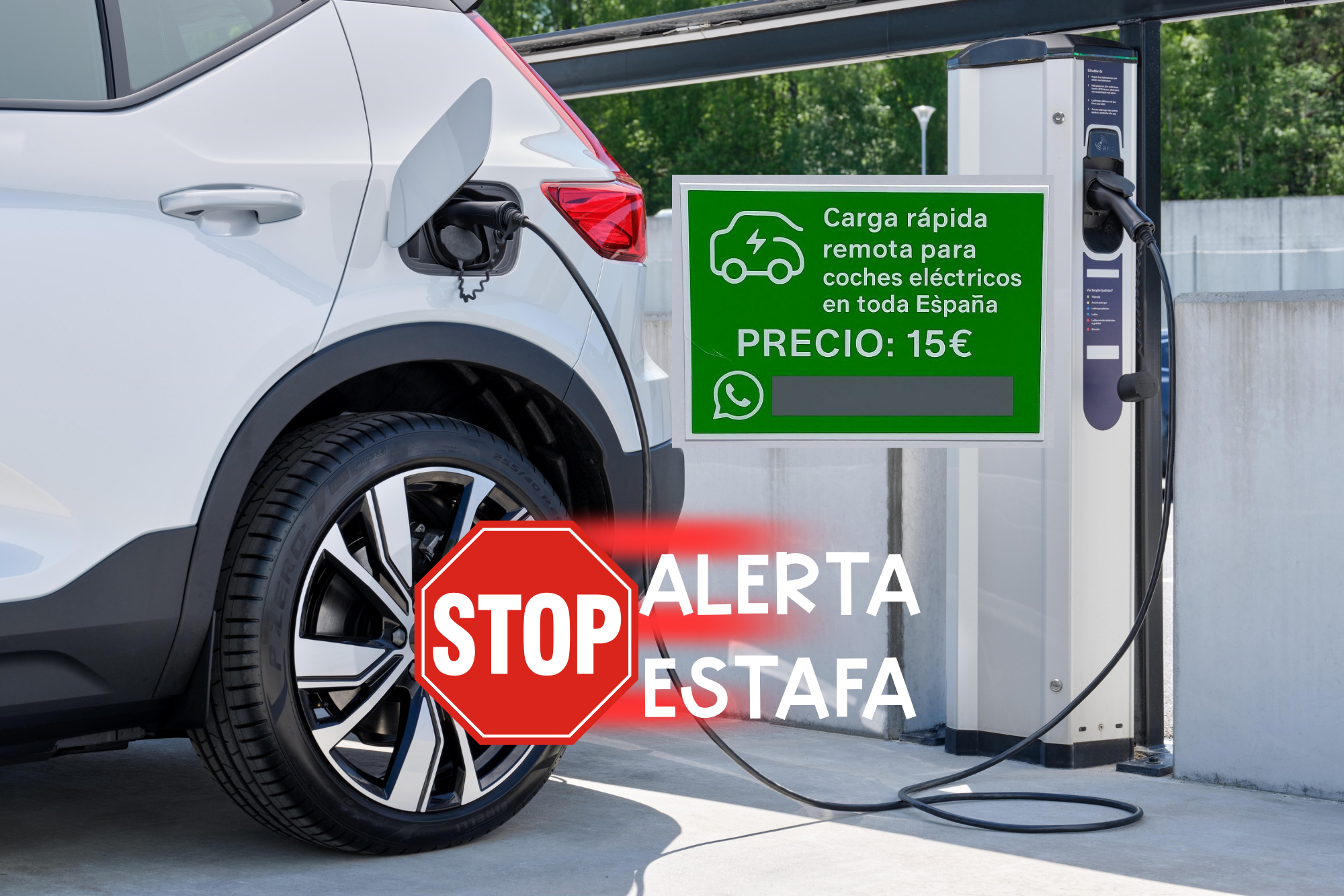 coche electrico recarga estafa timo