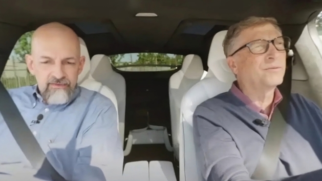 bill gates tesla model x