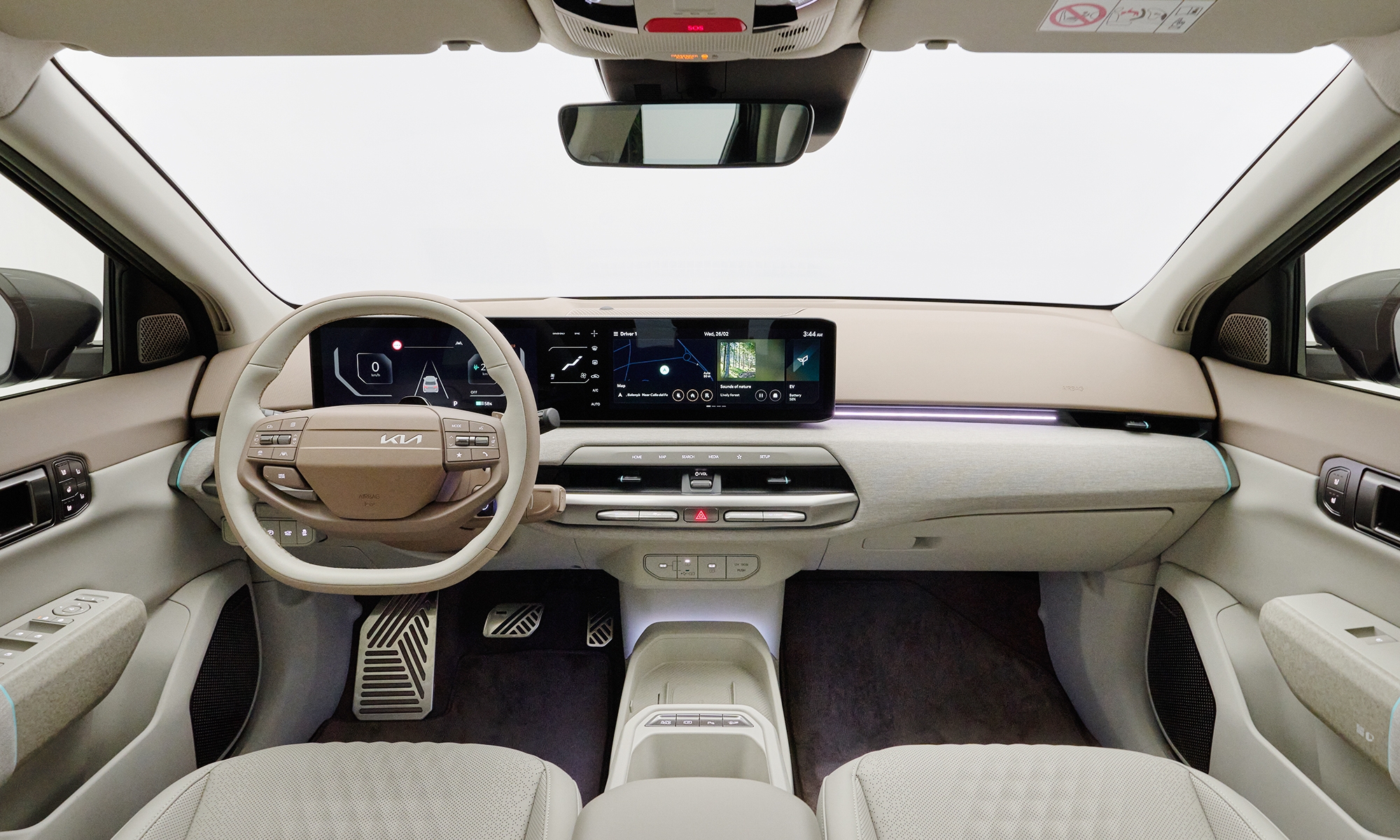 El nuevo KIA EV4 incluirá toda la tecnología con la que ya cuenta la compañía coreana.
