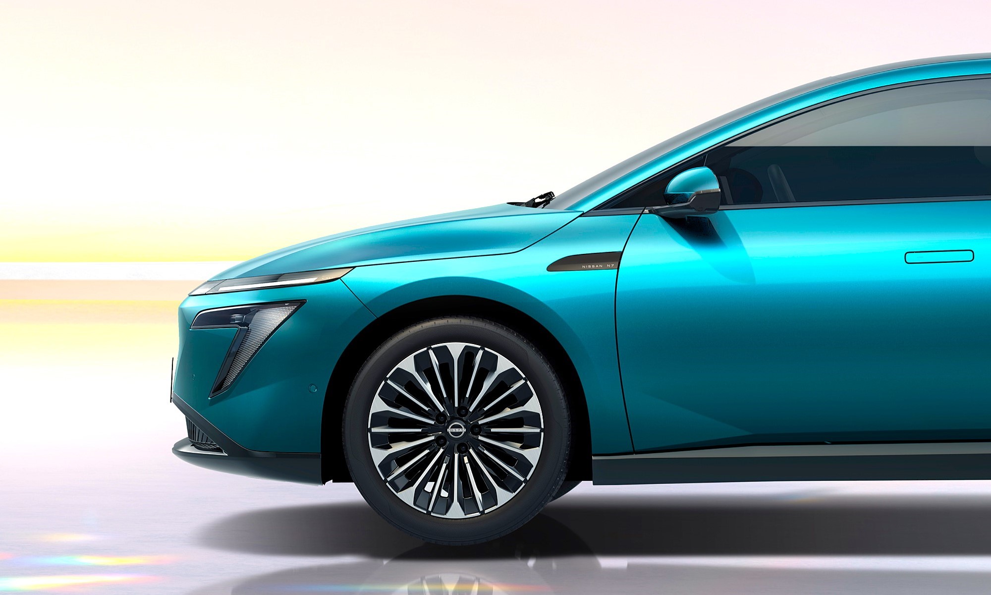 El Nissan N7, un rival del Tesla Model 3, será el primero de los coches eléctricos 'made in China' que Nissan exportará a otros países.