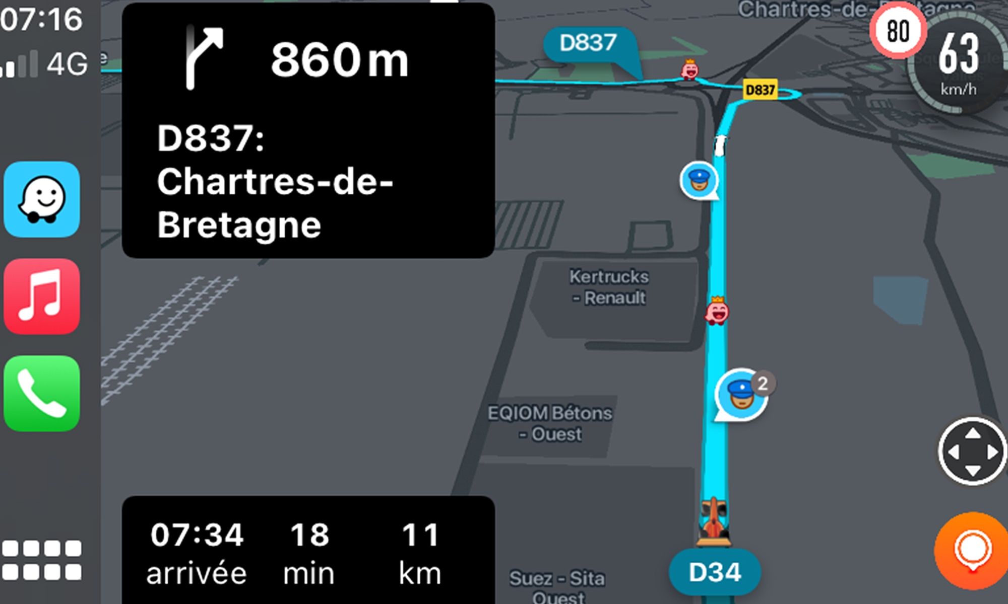 waze google maps funcion policia multas velocidad radares 3
