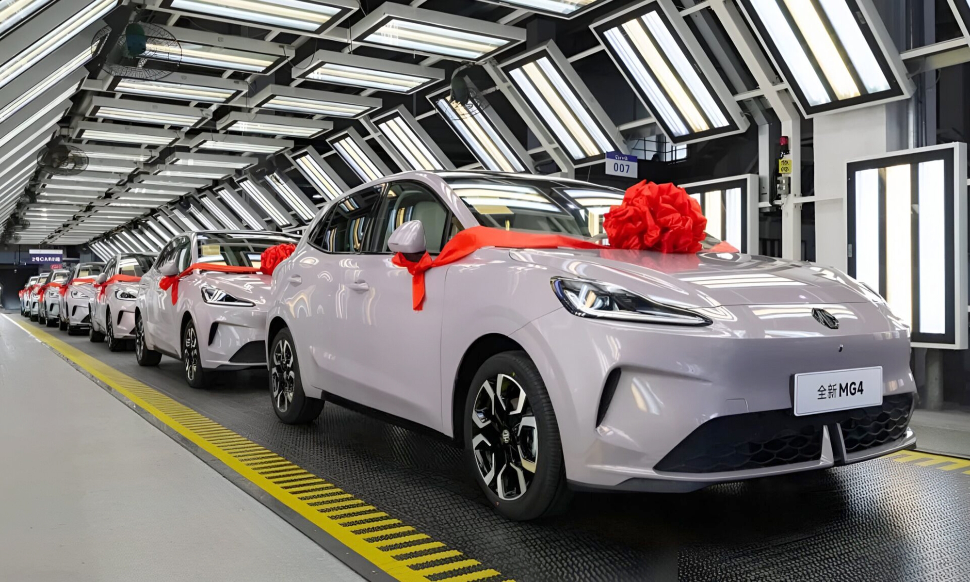 El MG4 eléctrico comienza con su producción en serie.