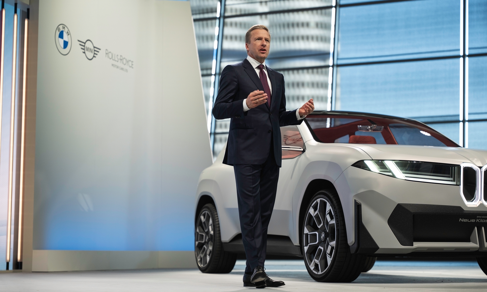 Oliver Zipse durante una de las presentaciones de resultados del Grupo BMW.