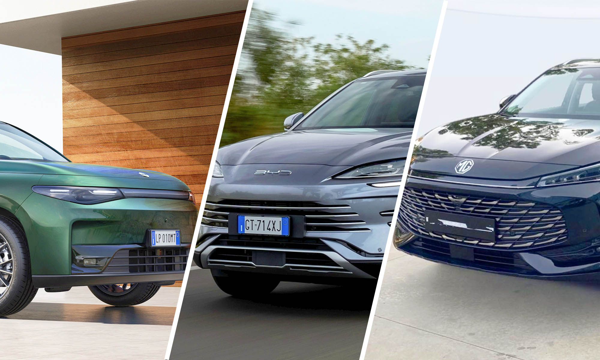 tres suv hibridos enchufables chinos baratos 1